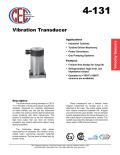 CEC Vibration Products-Vibration Transducer 4-131