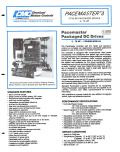 Cleveland Motion Controls-DC Drives PACEMASTER 3 Datasheet