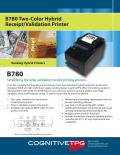 Cognitive-B780 Two-Color Hybrid Receipt/Validation Printer