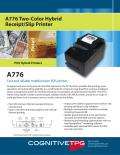 Cognitive-A776 Two-Color Hybrid Receipt/Slip Printer