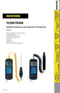 Dickson-TC200/TH300 Handheld Temperature and Temperature / RH Indicators