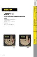 Dickson-VFC70/VFC21 Vaccine Temperature Chart Recorder Operation