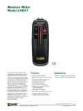 AEMC Instruments-CA847 Moisture Meters