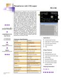 Photodetector with USB output 