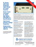 KL Series 3000 Watt Regulated High Voltage DC Power Supplies
