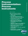 Process Instrumentation: Process Instruments