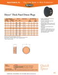 Heyco® Thick Panel Dome Plugs