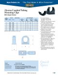 Flexicon Conduit/Tubing Mounting Clips With Integral Closure