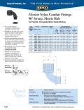 Heyco-Flexicon Nylon Conduit Fittings 90° Sweep, Metric Hub