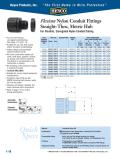 Heyco-Flexicon Nylon Conduit Fittings Straight-Thru, Metric Hub