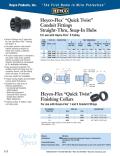 Heyco-Flex™ Quick Twist Conduit Fittings Straight-Thru, Snap-In Hubs