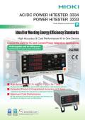 HIOKI 3333 AC and 3334 AC/DC Power HiTESTER