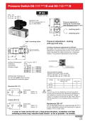 Hydropa-PRESSURE SWITCHES  Catalogue DS-117