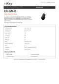 IKEY Industrial Peripherals-EK-SM- Sealed Ergonomic Mouse