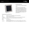 IKEY Industrial Peripherals-FP15-PMT-HB-1700 15-Inch High Bright Flat Panel Touchscreen Display