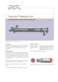 ViscoLine MultiPass Unit The tubular heat exchanger series from Alfa Laval