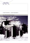 Liquid receivers - Liquid separators Series LRDV, LRV, LRDH, LRH, SAD, SA