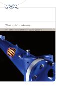 Water cooled condensers Shell and tube condensers for fresh and sea water applications