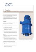 Product leaflet: PureVent - Centrifugal oil mist separator for cleaning crankcase gas