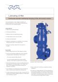 Lube oil filter - with diversion chamber
