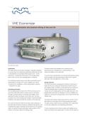 VHE Economizer for deodorization and physical refining of fats and oils