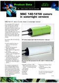 MAC 140-141W motors in watertight versions