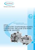 ATEX CHEMISTRY DIAPHRAGM PUMPS CHEMISTRY VACUUM SYSTEMS  VACUUM GAUGES