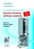 Solvent recovery  without coolants