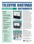 Teledyne Hastings Instruments-VH/CVH vacuum gauge/controller