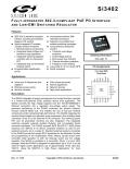 FULLY-INTEGRATED 802.3-COMPLIANT POE PD INTERFACE AND LOW-EMI SWITCHING REGULATOR