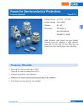 Fuses, semiconductor protection, european standard (URD)