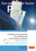 Sun protection factor P, Professional protection for professional photovoltaic systems