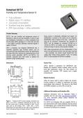 Datasheet Humidity and Temeperature Sensor SHT21