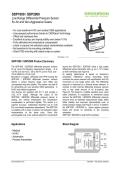 Sensirion-Datasheet Differential Pressure Sensor SDP1000/2000