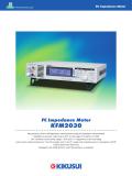 Fuel Cell Impedance Meter with Built-in E-Load / KFM2030