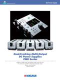 Kikusui Electronics-Dual-Tracking DC Power Supply / PMR Series