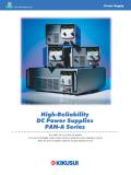 High-Reliablility Linear DC Power Supply / PAN-A Series