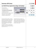 Sorensen XFR Series 1.2–2.8 kW  Low Profile DC Power Supply with Zero Voltage “Soft Switching” 6–600 V 