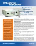 iX and i Series II Power Systems 3-15 kVA Programmable AC and DC Power Source / Analyzer