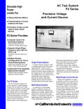 AC Test System FX Series Precision Voltage and Current Source