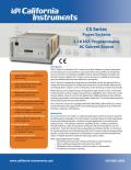 CS Series Power Systems 3-18 kVA Programmable AC Current Source