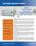 3091LD AC Electronic Load 750VA-2250VA Programmable AC and DC Power Source / Analyzer