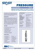 Roxspur Measurement , Control-flush diaphragm pressure transmitter M6420-92
