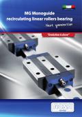 Rosa Sistemi-MG Monoguide recirculating linear rollers bearing