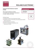 ROLAND ELECTRONIC-UFD40  Universal Fault Detection System with Eddy-Current Technology