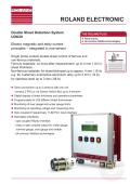ROLAND ELECTRONIC-UDK20 Double Sheet Detector for all metals with contacting sensors