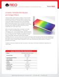Research Electro-Optics-Linearly Variable Filters
