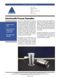 Autoclaveable Pressure Transmitter
