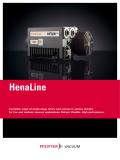 Pfeiffer Vacuum-Single stage rotary pumps - HenaLine