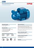 Pedrollo-CKR  Self-priming liquid ring pumps